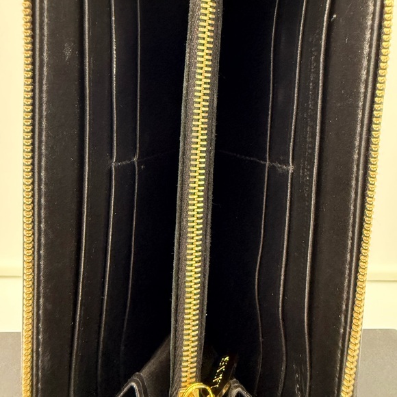 LAUNER • JASMINE Zip Clutch Wallet in Black • Royal Warrant H.M. QUEEN ($735+) - Picture 8 of 16